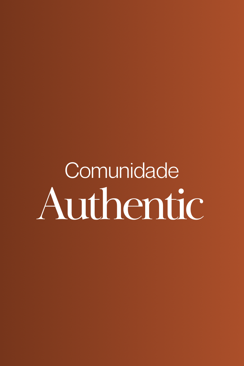 Comunidade Authentic